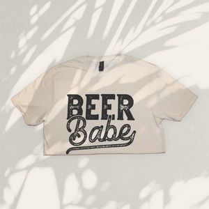 “Beer babe” HANDMADE TEE